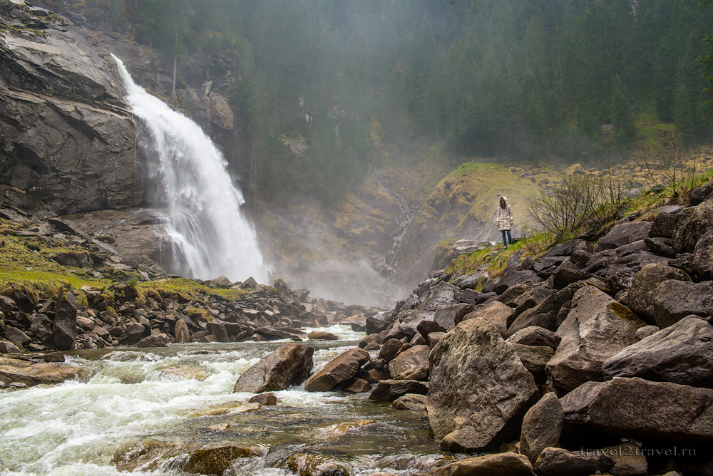 Криммльский водопад, Австрия