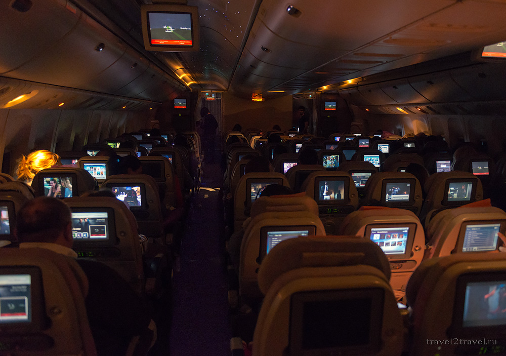 Рейс Москва-Дубай EK-134 авиакомпании Emirates