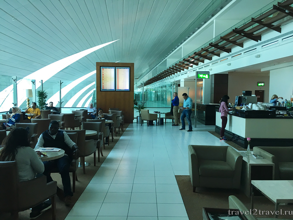 Бизнес-зал Marhaba Lounge, cтыковка в аэропорту Дубая (DBX) 