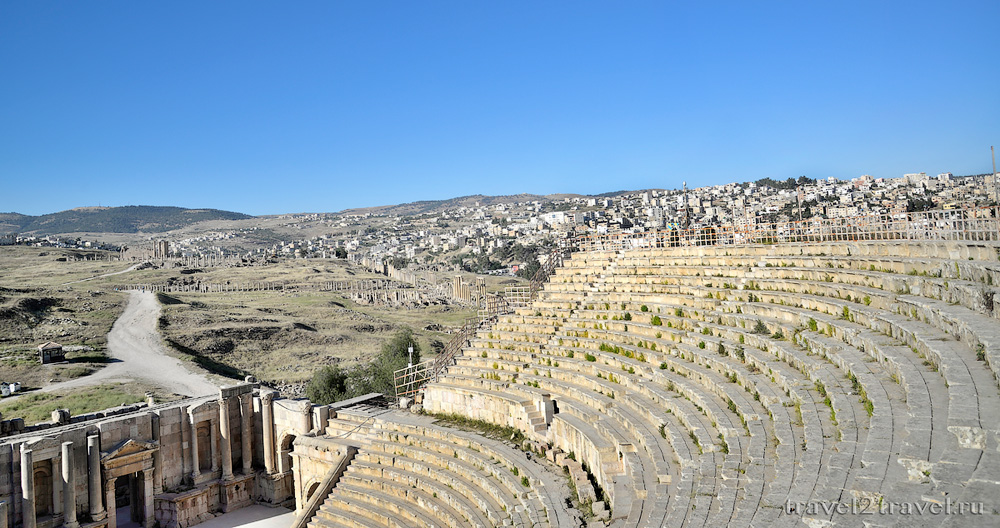 Южный амфитеатр Джераш (Jerash) 